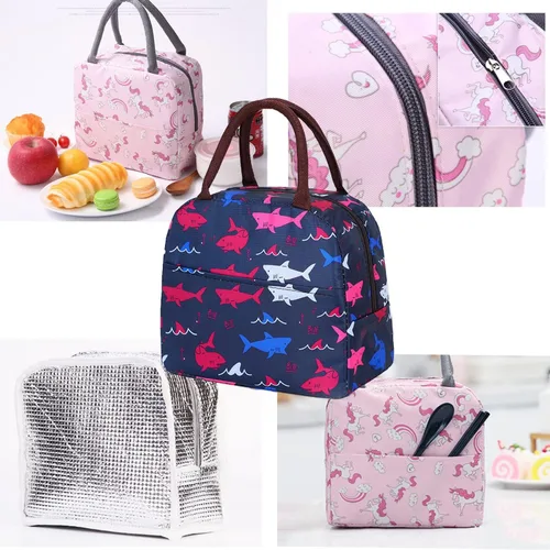 Vista 9 de Mochila preescolar para niños, diseño de dibujos animados, tamaño A4, Dinosaurio Rojo 2 M
