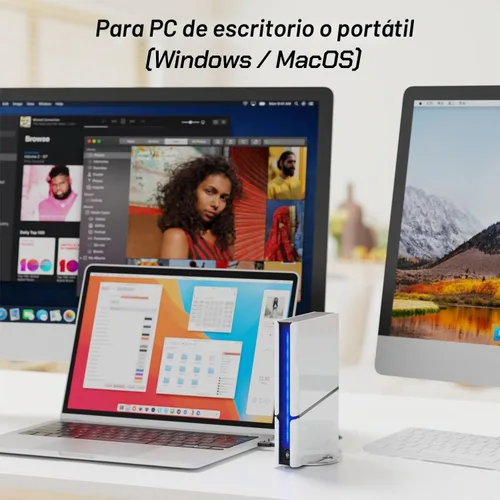 Vista 7 de Avolusion PRO-H1 Series 14TB 7200RPM USB 3.2 Gen2 (10Gbps) Disco duro externo (para PC de escritorio Windows o MacOS)