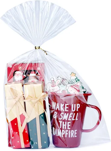 Vista 14 de 200 bolsas de celofán de 5 x 7 pulgadas, bolsas de celofán para dulces, bolsas transparentes de regalo, bolsas para cake pops, bolsas de caramelos