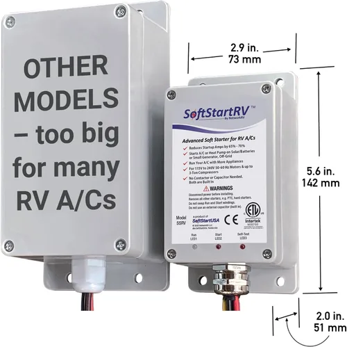 Vista 3 de SoftStartRV arranque suave para aire acondicionado de RV, kit de arranque suave de CA para aire acondicionado, fácil arranque incluso con un