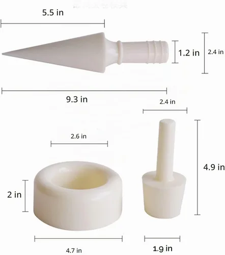 Vista 3 de Kit de molde de cono de gofres crujiente, molde de cuerno de crema de plástico, rodillo de huevo, molde de bricolaje, cocina, cocina, accesorios