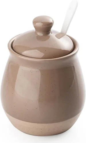 Vista 12 de famiware Milkyway Cremera de 13 onzas con asa, jarra de cerámica para café/leche/salsa/servir/ensalada, dispensador de gres para jarabe de arce
