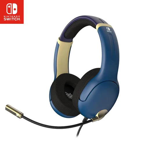 Vista 10 de PDP AIRLITE - Auriculares estéreo para juegos con micrófono para Nintendo Switch/Lite/OLED, micrófono con cancelación de ruido con cable, ligero