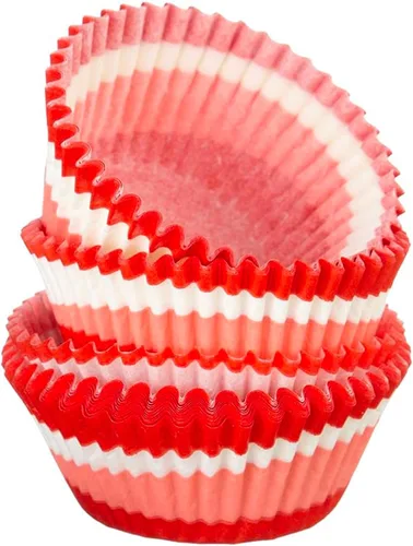 Vista 11 de Regency Wraps Vasos para hornear de grado profesional a prueba de grasa, paquete de 40 unidades, forros estándar, guingam negro, para cupcakes Negro