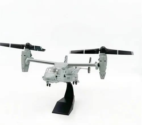 Vista 5 de V-22 Osprey Gray 1/72 Modelo de avión fundido a troquel (mezcla 03)
