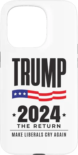 Vista 14 de iPhone 13 Pro Max Trump 2024 - The Return - Make Liberals Cry Again - Funda de elección