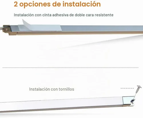 Vista 4 de Kit de Tiras de Luz LED Premium: 6 x 12 Barras Conectables + Interruptor Basculante para Iluminación Ambiental Blanca Cálida en Gabinetes, Closets