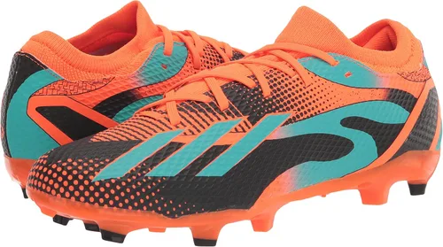 Vista 7 de adidas Tenis de fútbol unisex para adultos X Speedportal Messi.3 para terreno firme, Cloud White-core Black-solar Red