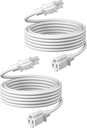 Vista 19 de DEWENWILS Cable de extensión corto, cable de alimentación SJTW de 1 pie, cable de extensión SJTW de 16 AWG resistente a la intemperie