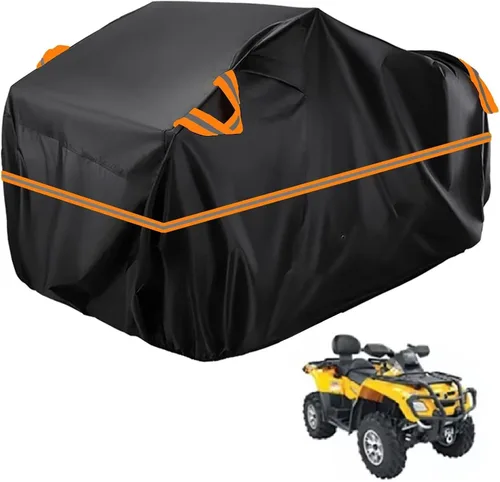 Vista 12 de Cubierta para ATV impermeable compatible con Arctic Cat H1 EFI TRV Cruiser 4x4 2011, cubierta de 210D para vehículos de 4 ruedas, cubierta para quad