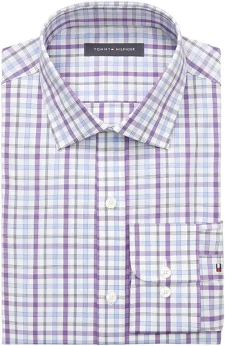 Vista 3 de Tommy Hilfiger Camisa de vestir para hombre Slim Fit Stretch Twill