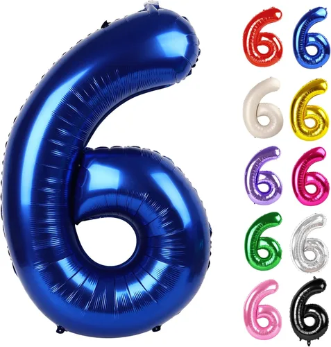 Vista 286 de Globo negro del número 0 de 40 pulgadas – globo número 0, decoraciones