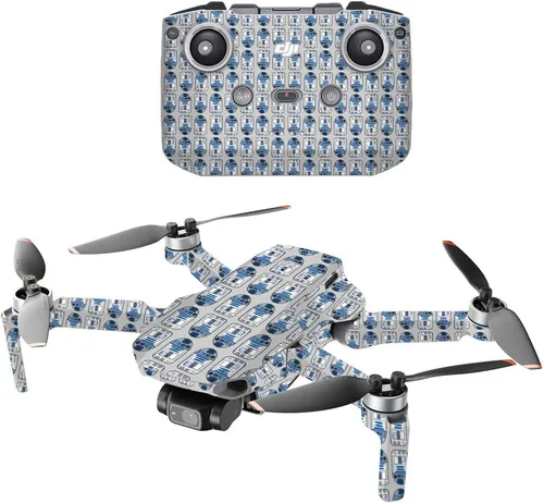Vista 7 de MightySkins Compatible con DJI Mini 2 Dron portátil - Ácido Cubierta protectora de vinilo duradera y única Fácil de aplicar, quitar y cambiar