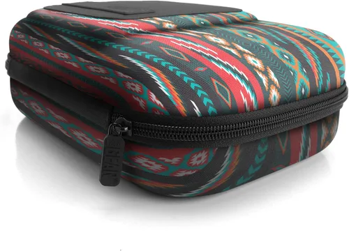 Vista 4 de USA Gear Kit organizador de bolsa de viaje con bolsillos de almacenamiento personalizables y carcasa rígida protectora, perfecto para llevar champú