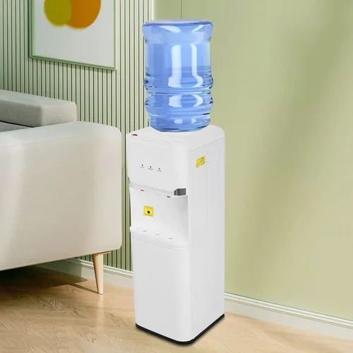 Vista 8 de Xuthusman Dispensador de agua de carga superior, 3 ajustes de temperatura, agua fría y caliente, dispensador de agua de carga superior de 5 galones