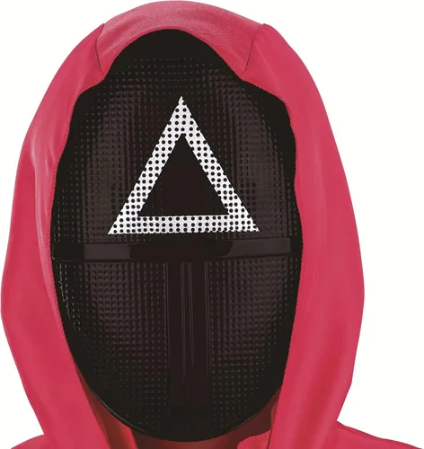 Vista 2 de Disguise Netflix - Máscaras oficiales del juego del calamar, talla única, máscaras de disfraz para adultos