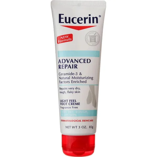 Vista 9 de Eucerin Advanced Repair Light Feel Crema para pies, 3 onzas