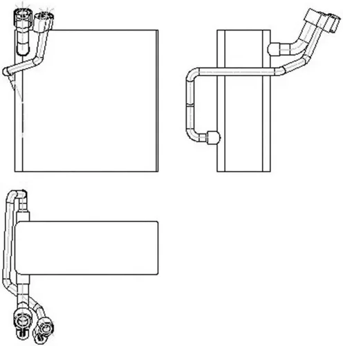 Vista 2 de TYC Evaporador 97050 compatible con Jeep Grand Cherokee 1999-2002