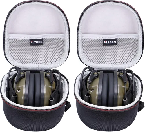 Vista 10 de LTGEM - Funda para Howard Leight Honeywell Impact Sport Sound Amplification Electronic Shooting Earmuff..