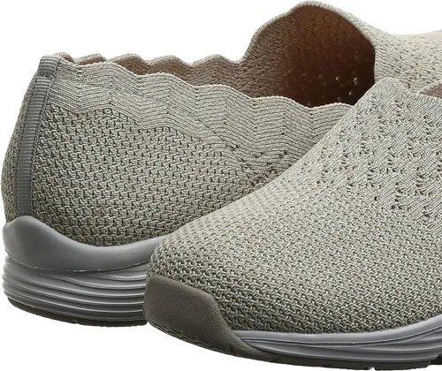 Vista 8 de Skechers Seager-Stat-Scalloped Collar, Skech-Knit Slip-on-Classic Fit Mocasines para mujer