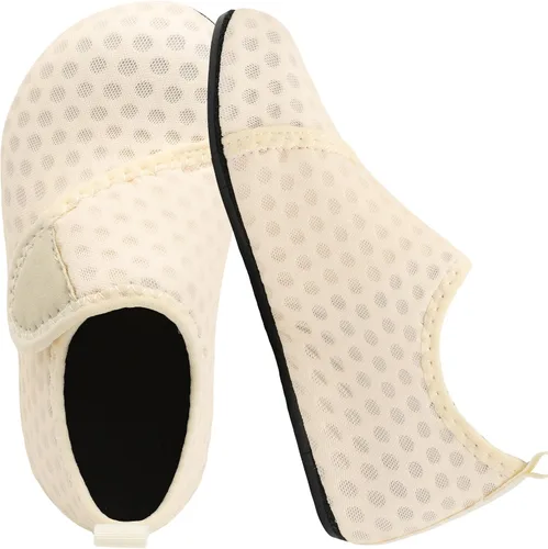 Vista 2 de Scurtain - Zapatos acuáticos para niños, calcetines acuáticos de secado rápido con sensación de pies descalzos para niños, niñas y bebés con suela