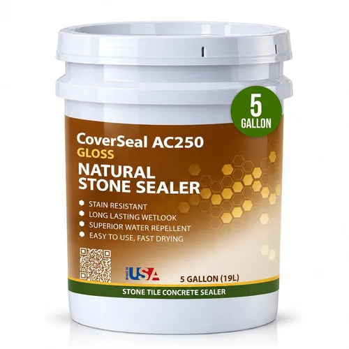Vista 8 de CoverTec CoverSeal AC250 Matte Stone, Tile and Concrete Sealer 4 Oz