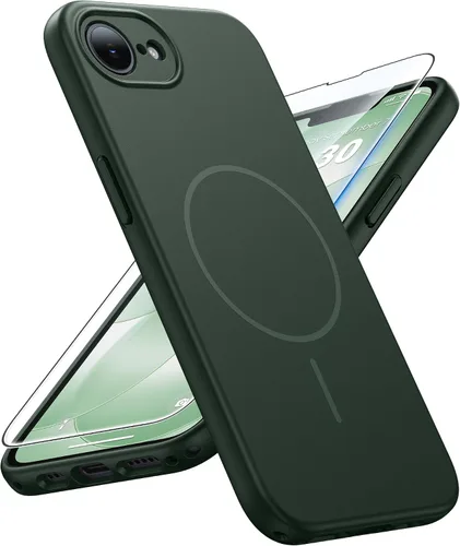 Vista 204 de FNTCASE Funda para iPhone 17 Pro: Fundas delgadas translúcidas de color azul claro compatibles con MagSafe, protección completa de la cámara