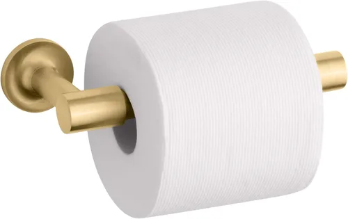 Vista 15 de KOHLER 14377-BL Purist® Soporte giratorio para papel higiénico, negro mate