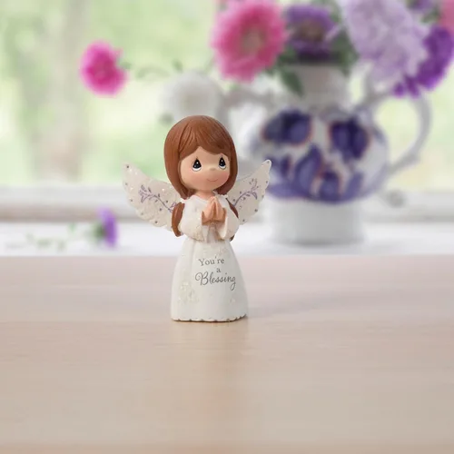 Vista 5 de Precious Moments 162405 Eres una bendición, mini estatuilla de resina