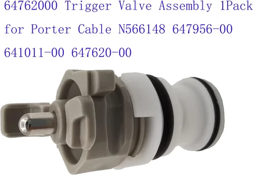 Vista 3 de Qissiq 64762000 - Conjunto de válvula de gatillo para cable Porter N566148 647956-00 641011-00 647620-00 Clavadora