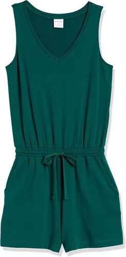 Vista 6 de Tienda Essentials - Enterizo para mujer de tela de toalla con vellón