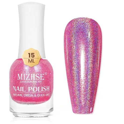 Vista 9 de MIZHSE Esmalte de uñas base y capa superior de secado rápido, 15 ml 0.5 fl oz Esmalte de uñas básico no gel de secado al aire rápido, protector