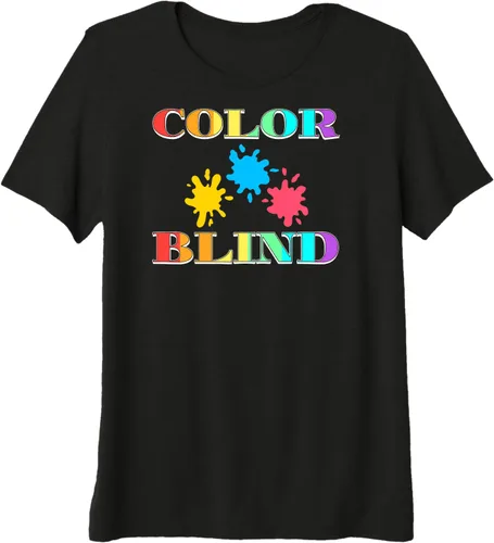 Vista 7 de Color Blind Test Funny Glasses Visions Camiseta Premium