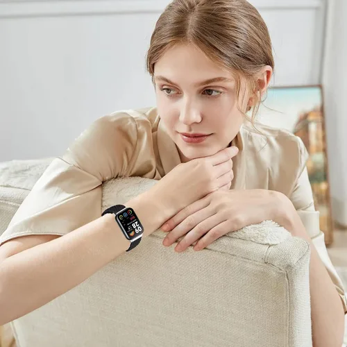 Vista 7 de Bandas trenzadas para Xiaomi Smart Band 9 Pro/Mi Band 8 Pro/Redmi Watch 5/4, correas elásticas de repuesto deportivas para mujeres y hombres