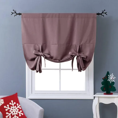 Vista 71 de NICETOWN Cortina Opaca con Aislamiento Térmico – Persiana Enrollable para Ventana de Bebé para Dormitorio/Acción de Gracias