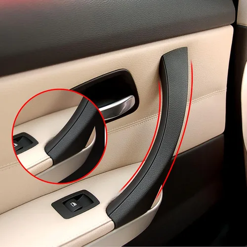 Vista 3 de Jaronx Compatible con BMW Serie 3 Manija de puerta E90/E91/E92/E93 2004-2011, juego de 6 piezas de repuesto de manija de puerta interior izquierda