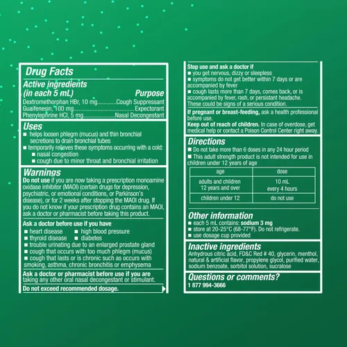 Vista 9 de TUKOL - Paquete de 2 jarabe frío MULTISYMPTOM
