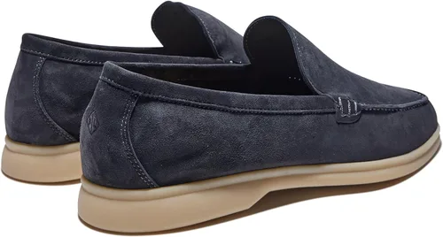 Vista 3 de Mocasines de cuero de gamuza de diseñador prémium para hombre Summer Stroll