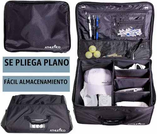 Vista 5 de Athletico - Organizador para cajuela de carro de golf, para guardar accesorios de golf, plegable cuando no se utiliza