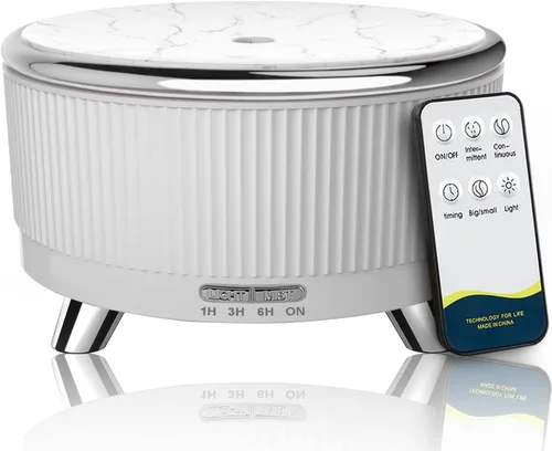 Vista 7 de Difusores para aceites esenciales para habitación grande, difusor de aromaterapia de 16.9 fl oz, humidificador de niebla fría con control remoto