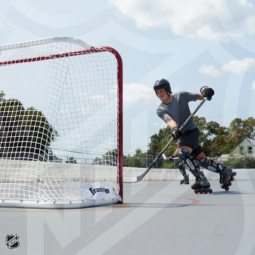Vista 9 de Franklin Sports NHL Quikset - Portería de hockey de acero, 72 pulgadas