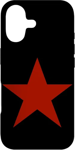 Vista 32 de Cyber Y2K Red Star On Black Front Retro Aesthetic Vintage Case for iPhone 16