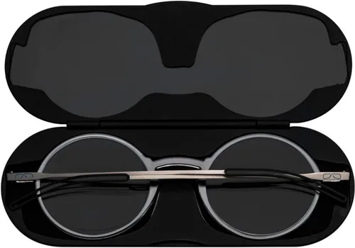 Vista 3 de ThinOptics Lentes de lectura unisex para adultos Manhattan Blue Light Blocker + funda Milano