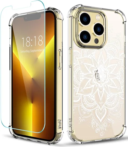 Vista 14 de Funda para iPhone 13 y iPhone 14 (6.1 pulgadas), funda protectora delgada de poliuretano termoplástico suave a prueba de golpes, bonito