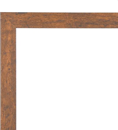 Vista 4 de Studio Decor Marco de fotos Belmont Honey de 8 x 10 pulgadas con paspartú de 5 x 7 pulgadas, accesorios para colgar prefijados, pantalla horizontal