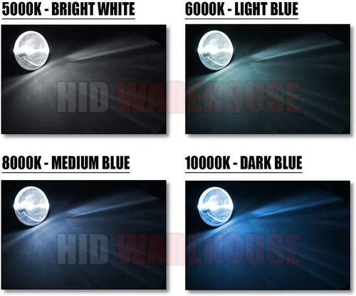 Vista 5 de Focos de reemplazo, HID-Warehouse®, HID Xenon, 10000K - azul oscuro