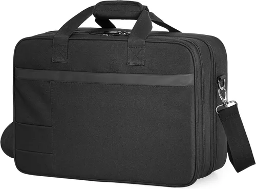 Vista 9 de Funda para impresora compatible con HP Tango/Tango X, OfficeJet 200/250 Wireless Mobile Printer Travel Bag, Luggage & Shoulder Strap, Padded