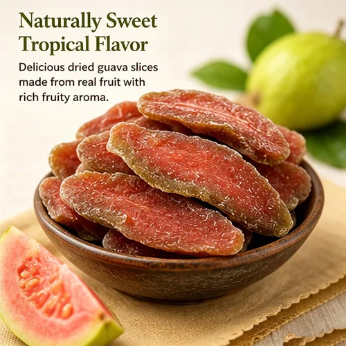 Vista 5 de Rebanadas secadas 32OZ de la guayaba, bocado seco naturalmente dulce de la fruta de las patatas fritas