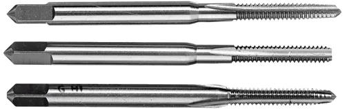 Vista 2 de Kodiak Cutting Tools KCT200154 - Juego de roscadores manuales fabricados en Estados Unidos, incluye tapones cónicos, enchufe y grifos inferiores