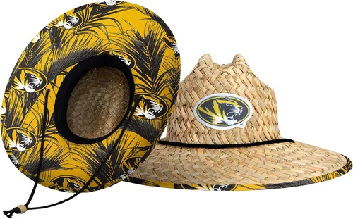 Vista 133 de FOCO - Sombrero de paja con logotipo de equipo universitario de NCAA y estampado floral para hombre